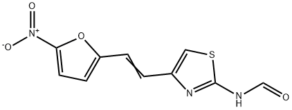 2-FORMYLAMINO-4-(2-(5-NITRO-2-FURYL)VINYL)-1,3-THIAZOLE