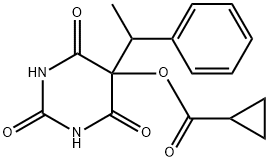 5-(Cyclopropylcarbonyloxy)-5-(1-phenylethyl)-2,4,6(1H,3H,5H)-pyrimidinetrione
