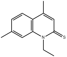 2(1H)-Quinolinethione,  1-ethyl-4,7-dimethyl-