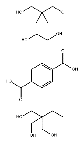 1,4-苯二甲酸与2,2-二甲基-1,3-丙二醇、1,2-乙二醇和2-乙基-2-(羟甲基)-1,3-丙二醇的聚合物