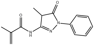 N-(4,5-dihydro-4-methyl-5-oxo-1-phenyl-1H-pyrazol-3-yl)methacrylamide