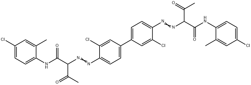 2,2'-[(3,3'-二氯-1,1'-联苯-4,4'-二基)二偶氮]双[N-(4-氯-2-甲基苯基)-3-氧代]丁酰胺