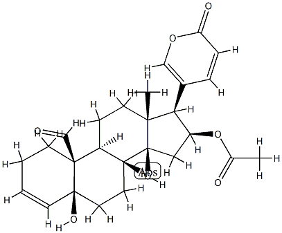 16β-Acetoxy-5,14-dihydroxy-19-oxo-5β-bufa-3,20,22-trienolide