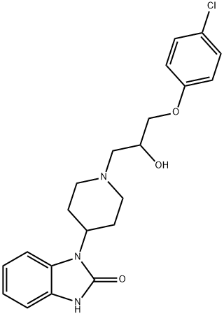1-[1-[3-(4-Chlorophenoxy)-2-hydroxypropyl]-4-piperidyl]-1,3-dihydro-2H-benzimidazol-2-one