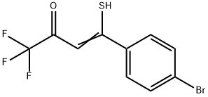 4-(4-Bromophenyl)-1,1,1-trifluoro-4-mercapto-3-buten-2-one