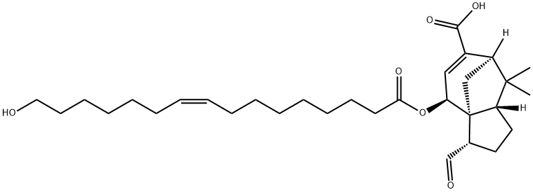 (3S)-3-Formyl-2,3,4,7,8,8aβ-hexahydro-4β-[[(Z)-16-hydroxy-1-oxo-9-hexadecenyl]oxy]-8,8-dimethyl-3aα,7α-methano-1H-azulene-6-carboxylic acid