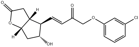 (3AR,4R,5R,6AS)-4-[(1E)-4-(3-氯苯氧基)-3-氧代-1-丁烯-1-基]六氢-5-羟基-2H-环戊并[B]呋喃-2-酮