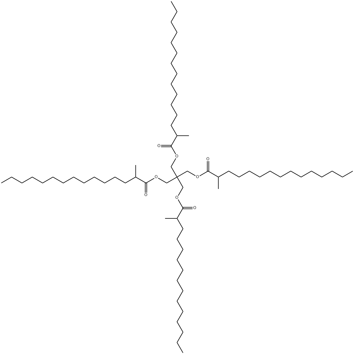 2,2-bis[[(2-methyl-1-oxopentadecyl)oxy]methyl]propane-1,3-diyl bis(2-methylpentadecanoate)