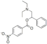 4-Nitrobenzoic acid 1-phenyl-2-(diethylamino)ethyl ester