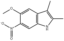 5-Methoxy-2,3-dimethyl-6-nitro-1H-indole