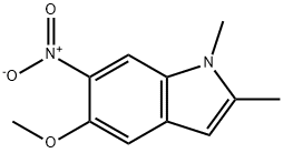 6-Nitro-5-methoxy-1,2-dimethylindole