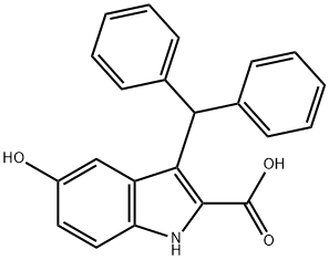 3-benzhydryl-5-hydroxy-1H-indole-2-carboxylic acid
