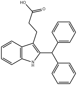 3-(2-benzhydryl-1H-indol-3-yl)propanoic acid