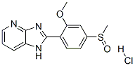 2-[2-methoxy-4-(methylsulphinyl)phenyl]-1H-imidazo[4,5-b]pyridine monohydrochloride