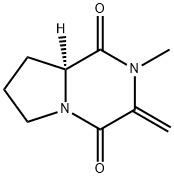 Pyrrolo[1,2-a]pyrazine-1,4-dione, hexahydro-2-methyl-3-methylene-, (8aS)- (9CI)