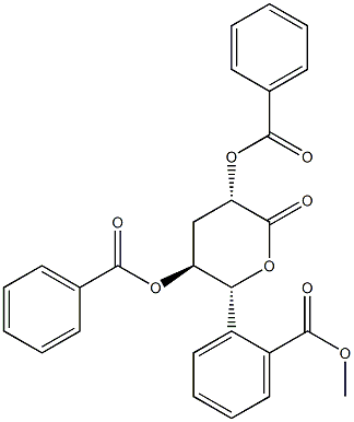 2-O,4-O,6-O-Tribenzoyl-3-deoxy-D-arabino-hexonic acid δ-lactone