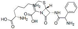 L-lysine mono[[6R-[6alpha,7beta(R*)]]-7-[(aminophenylacetyl)amino]-3-methyl-8-oxo-5-thia-1-azabicyclo[4.2.0]oct-2-ene-2-carboxylate]