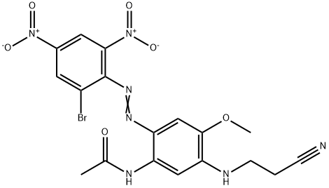 N-[2-[(2-溴-4,6-二硝基苯基)偶氮]-5-[(2-氰乙基)氨基]-4-甲氧基苯基]-乙酰胺