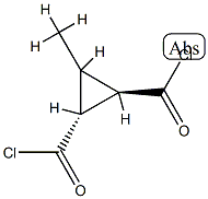 1,2-Cyclopropanedicarbonyl dichloride, 3-methyl-, (1alpha,2beta,3alpha)- (9CI)