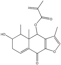 2-Methylpropenoic acid [(4S)-4,4a,5,6,7,9-hexahydro-6β-hydroxy-3,4aβ,5β-trimethyl-9-oxonaphtho[2,3-b]furan-4β-yl] ester