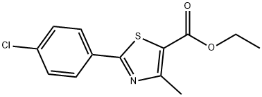 2-(4-氯苯基)-4-甲基噻唑-5-羧酸乙酯