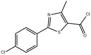 2 - (4 -氯苯基)- 4 -甲基- 1 ,3 -噻唑- 5 -酰氯