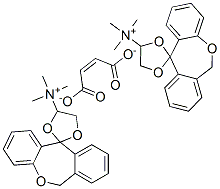 dimethyl[spiro[dibenz[b,e]oxepin-11(6H),2'-[1,3]dioxolane]-4'-methyl]ammonium maleate