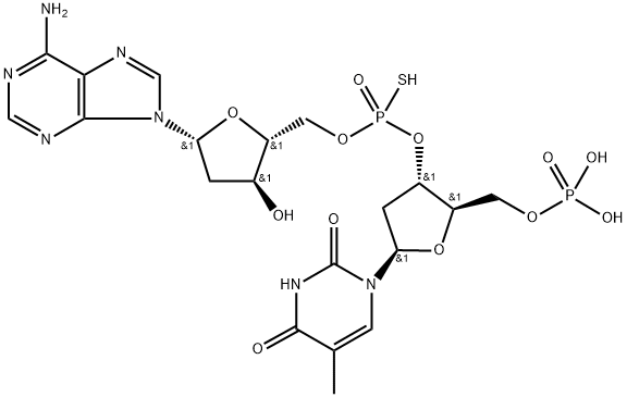 poly(deoxy(thymidylic acid-adenosine 5'-O-phosphorothioate))