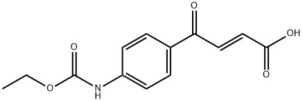 2-Butenoic acid, 4-(4-((ethoxycarbonyl)amino)phenyl)-4-oxo-, (E)-
