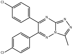6,7-Bis(4-chlorophenyl)-3-methyl-1,2,4-triazolo(4,3-b)(1,2,4)triazine