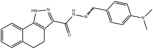 N'-{(E)-[4-(dimethylamino)phenyl]methylidene}-4,5-dihydro-1H-benzo[g]indazole-3-carbohydrazide
