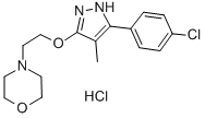 4-(2-((5-(4-Chlorophenyl)-4-methyl-1H-pyrazol-3-yl)oxy)ethyl)morpholin e monohydrochloride
