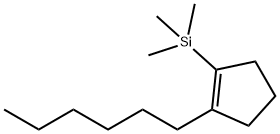 Silane, (2-hexyl-1-cyclopenten-1-yl)trimethyl-
