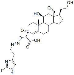 aldosterone-3-(O-carboxymethyl)oximino-(2-iodohistamine)