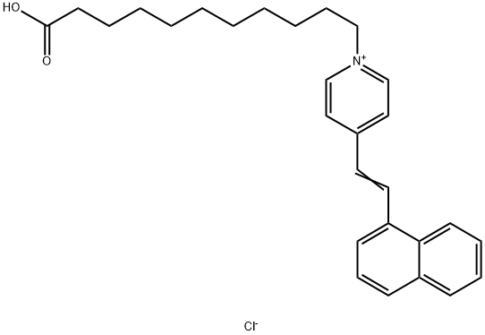 N-(10-carboxy)decamethylene-4-(1-naphthylvinyl)pyridinium