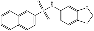 N-(benzo[d][1,3]dioxol-5-yl)naphthalene-2-sulfonamide