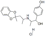 4-[1-hydroxy-2-[1-(2-methylbenzo[1,3]dioxol-2-yl)propan-2-ylamino]prop yl]phenol hydrochloride
