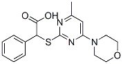 2-(4-methyl-6-morpholin-4-yl-pyrimidin-2-yl)sulfanyl-2-phenyl-acetic a cid