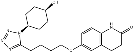 OPC-13217 (CIS): 3,4-DIHYDRO-6-[4-[1-(TRANS-4-HYDROXYCYCLOHEXYL)-1H-TETRAZOL-5-YL]BUTOXY]-2-(1H)-QUINOLINONE