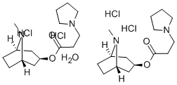 1-Pyrrolidinepropanoic acid, 8-methyl-8-azabicyclo(3.2.1)oct-3-yl este r, dihydrochloride, hydrate, exo- (2:4:1)