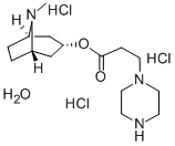 1-Piperazinepropanoic acid, 8-methyl-8-azabicyclo(3.2.1)oct-3-yl ester , trihydrochloridehydrate, endo-