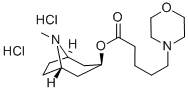4-Morpholinepentanoic acid, 8-methyl-8-azabicyclo(3.2.1)oct-3-yl ester , dihydrochloride, exo-