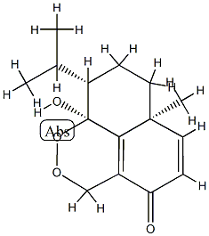 (6aS)-3,6a,7,8,9,9a-Hexahydro-9aβ-hydroxy-6aβ-methyl-9β-(1-methylethyl)-4H-naphtho[1,8-cd]-1,2-dioxin-4-one