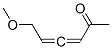 3,4-Hexadien-2-one, 6-methoxy- (9CI)
