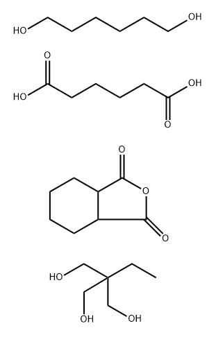 Hexanedioic acid, polymer with 2-ethyl-2-(hydroxymethyl)-1,3-propanediol, hexahydro-1,3-isobenzofurandione and 1,6-hexanediol