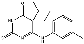 5,5-Diethyl-4-(3-methylphenyl)iminobarbituric acid