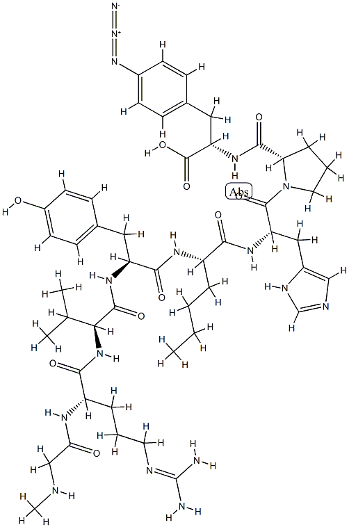 angiotensin II, Sar(1)-4-azido-Phe(8)-