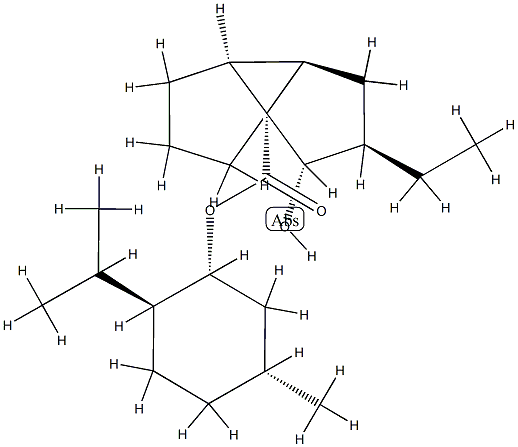 (1S,3R,6α)-3β-Ethyl-4α-hydroxytricyclo[4.3.0.01,5]nonane-5β-carboxylic acid [2α-(1-methylethyl)-5β-methylcyclohexan-1β-yl] ester