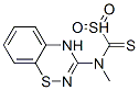 methyl-4H-1,2,4-benzothiadiazin-3-yl-carbamodithioate-S,S-dioxide