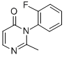 4(3H)-Pyrimidinone, 3-(2-fluorophenyl)-2-methyl-